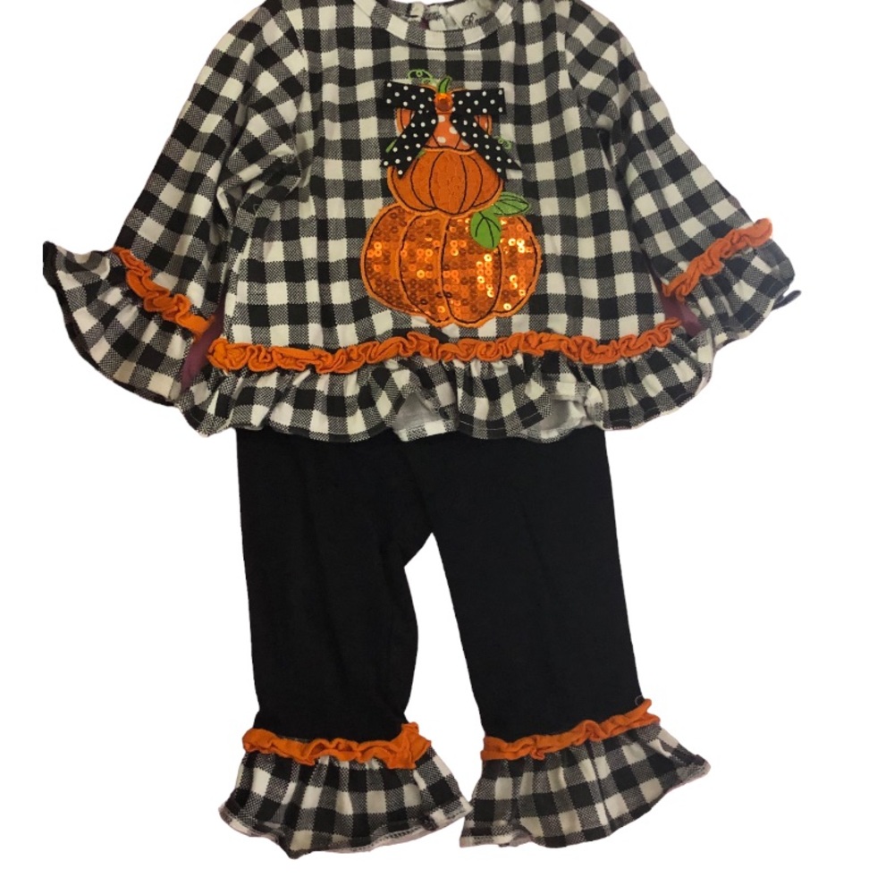 Rare Editions•Pumpkin Plaid Fall Design Set - Picture 1 of 14
